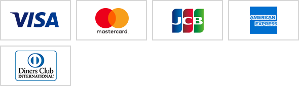 VISA/Master Card/JCB/AMERICAN EXPRESS/Diners Club